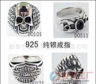 925銀骷髏戒指批發 潮流飾品與工藝品的融合商機